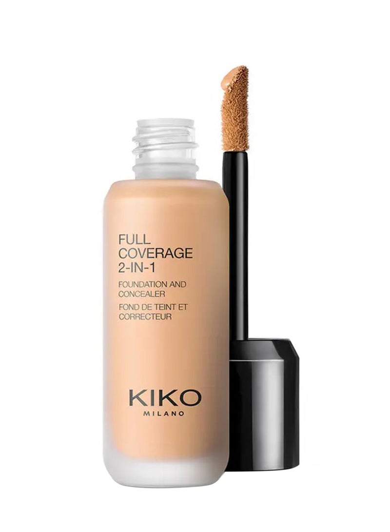 KIKO MILANO Full Coverage 2-In-1 Foundation And Concealer - Image 1