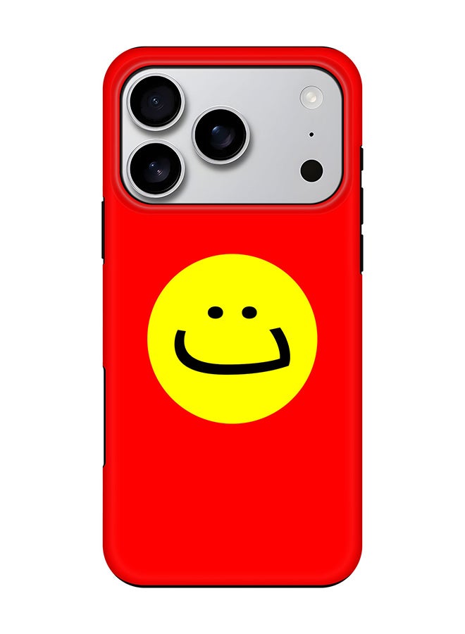 Stylizedd Tough Pro Magnetic Case for iPhone 17 Pro, Dual Layer hybrid PC + TPU Mobile Cover Matte - Ta Smile