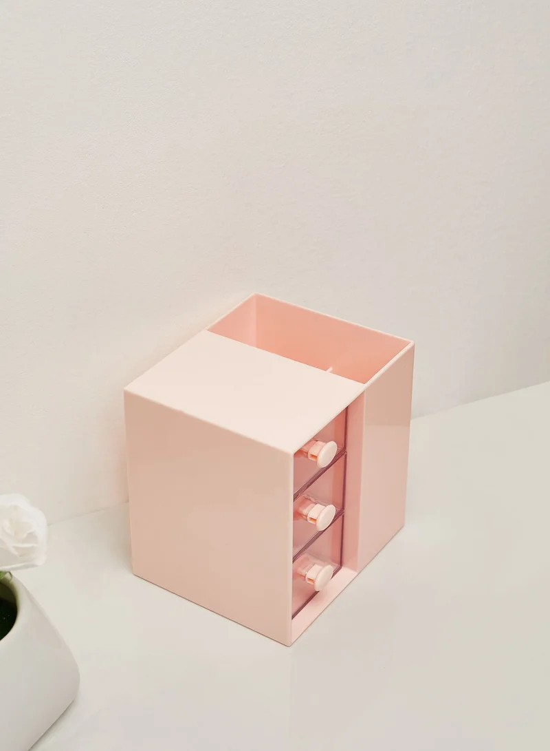 Back to school kit Pink Stationery Storage Holder With Drawers
