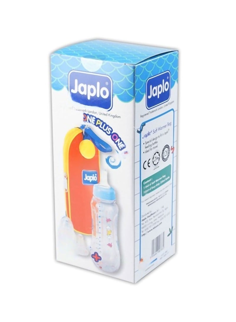 Japlo Feeding Bottle with Warming Bag 250 ml - Image 1