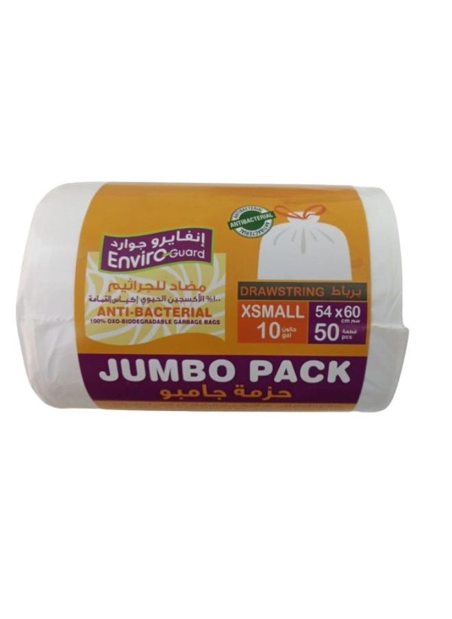 Enviro Guard Jumbo Pack Draw String Bag 50 Sheets  - Image 1