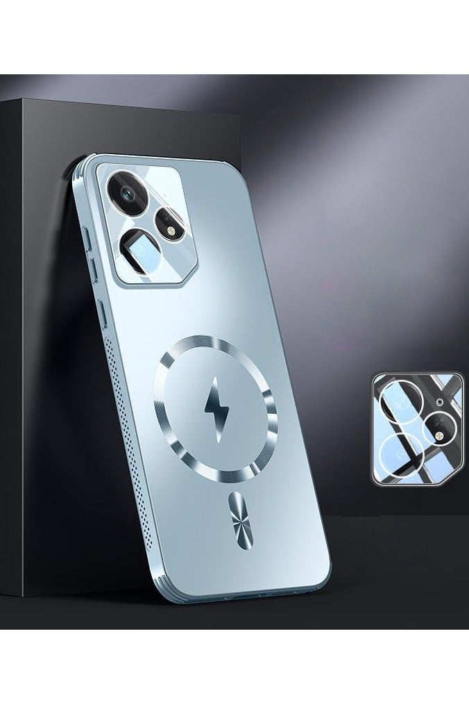 general Magnetic for Realme Neo 7 Case, Built-in Camera Lens Protector, Compatible with MagSafe, Slim AG Matte Phone Case 【High-Grade Protection】 Silicone Cover