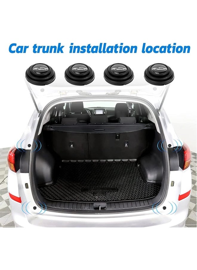 Generic 40PCS Car Door Shocks Absorber PVC Car Door Side Shock Absorbing Protection Stickers Silicone Sound Insulation And Shock Absorbing Gasket Fit For Car Gasket Parts Black  - Image 2