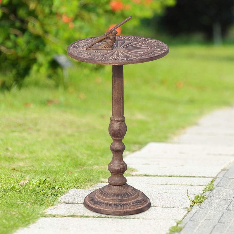 SPI Home Antiqued Sundial on Stand - Image 2