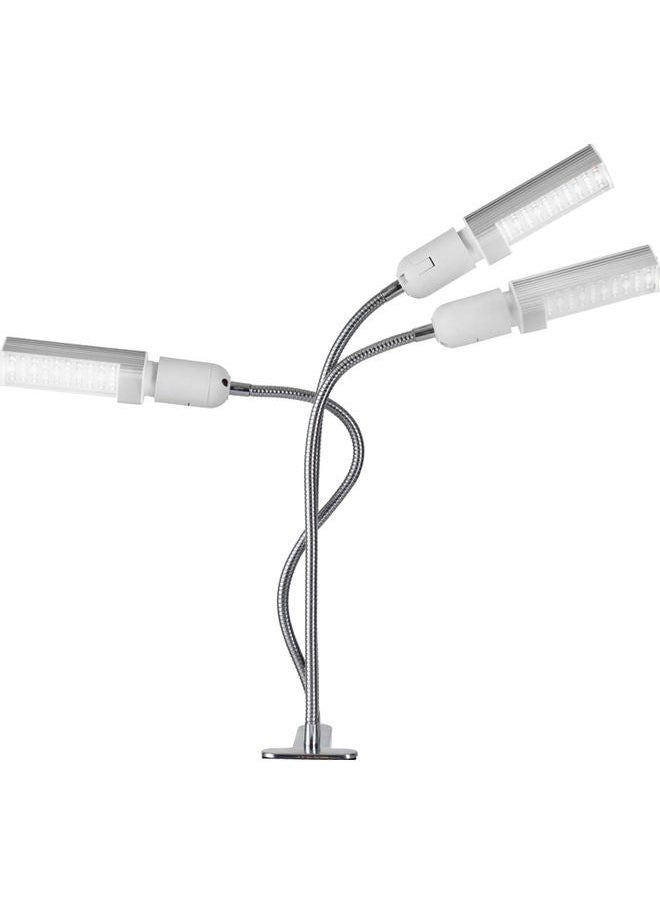 NIBEMINENT 30W LED Grow Lamp For Indoor Plants White/Silver  - Image 5