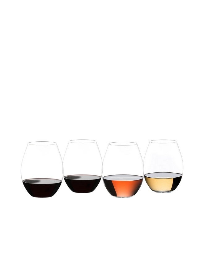 Riedel Riedel 6422/04-4 Wine Friendly 004 Tumbler, Set of 4, 19.4 fl oz (570 ml)  - Image 1