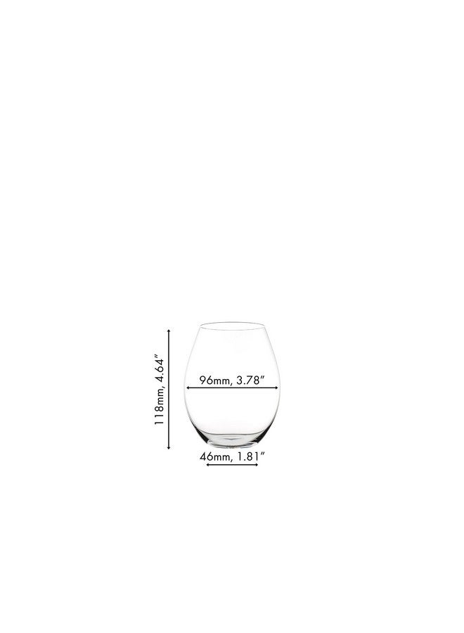 Riedel Riedel 6422/04-4 Wine Friendly 004 Tumbler, Set of 4, 19.4 fl oz (570 ml)  - Image 4