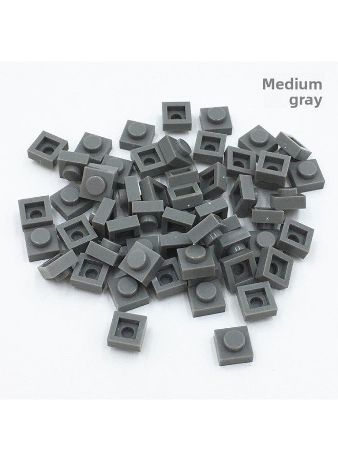 Building Block Parts Small Particles Basic Parts Short 1*1 Hole Pixel Particles Assembled Building Blocks Draw Two-dimensional Code 0.1 Kg/bag 