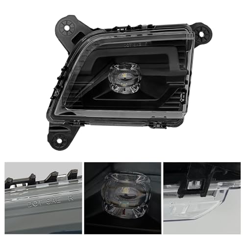 BOXLIGHT LED Fog Light Compatible With 2019 2020 2021 2022 Chevy Silverado 1500,A Pair Of Front Fog Lamps With Clear Lens And Switch & Wiring Kit(Black Housing) - Image 3