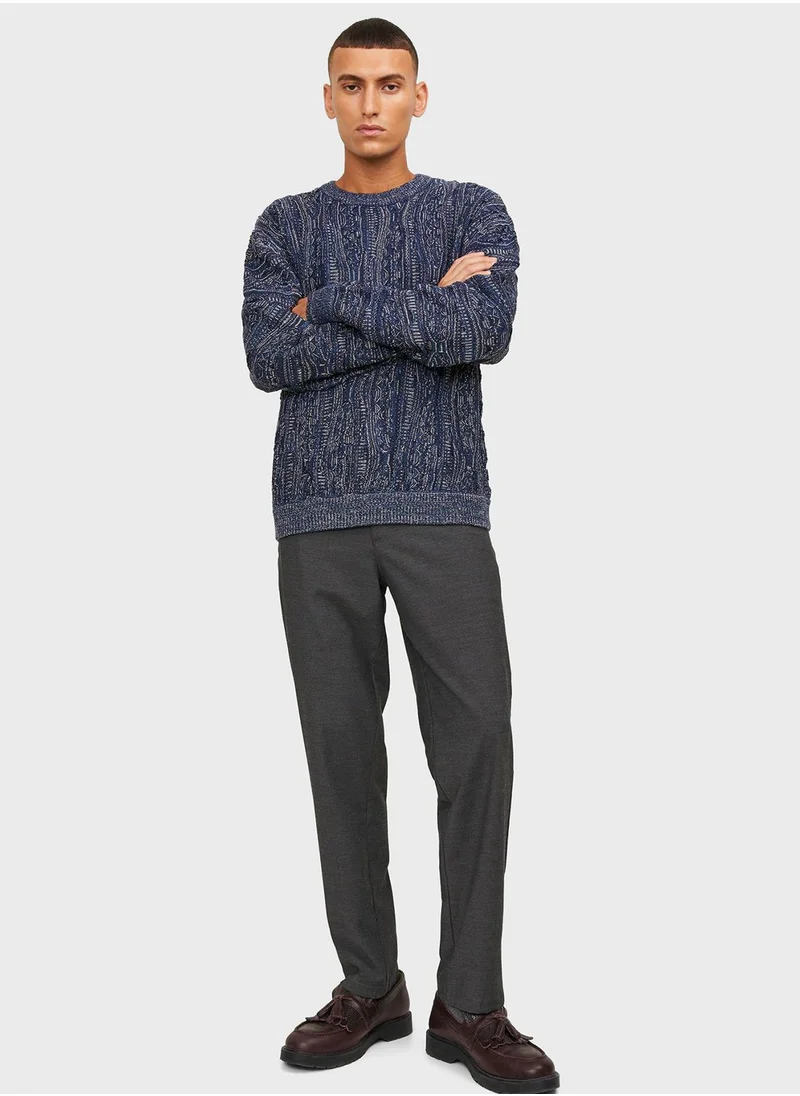 JACK & JONES Casual Crew Neck Sweater