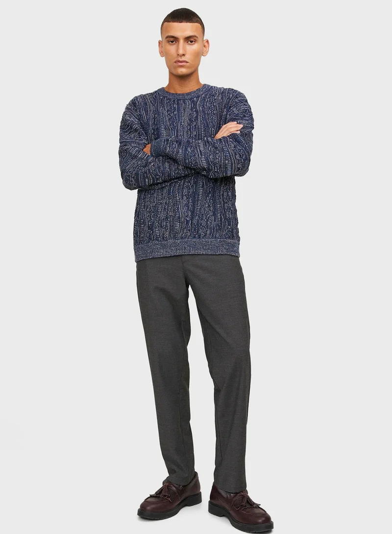 JACK & JONES Casual Crew Neck Sweater