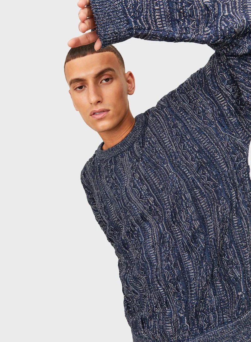 JACK & JONES Casual Crew Neck Sweater