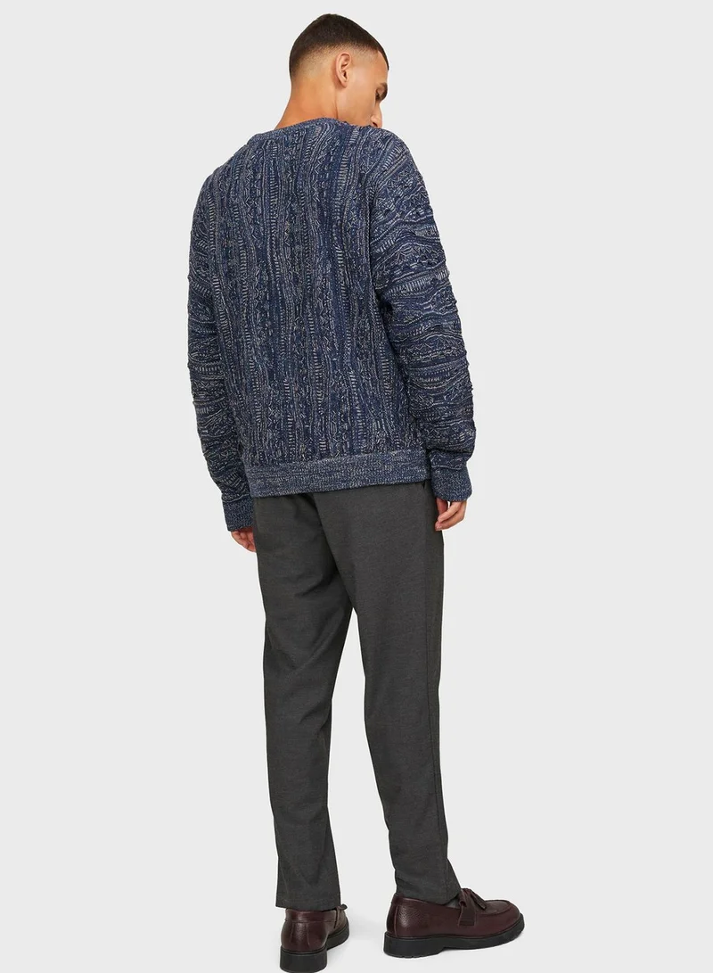 JACK & JONES Casual Crew Neck Sweater
