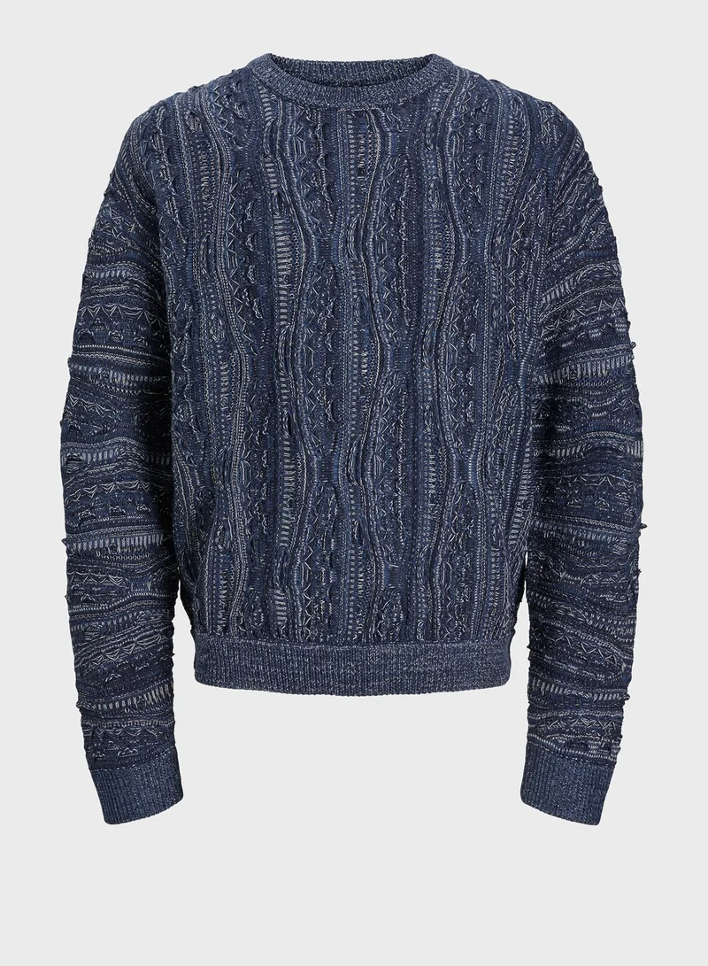 JACK & JONES Casual Crew Neck Sweater