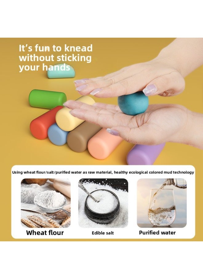 Generic - Plasticine Noodle Machine Toy Color Mud Suit Non-toxic Children's Food Grade Boys And Girls Clay Ultra Light Clay Tools-Color:No Price Increase For Additional Quantities [ice Cream Maker + Ice Cream Set] Comes With 18 Pieces Of Colored Clay - Image 1