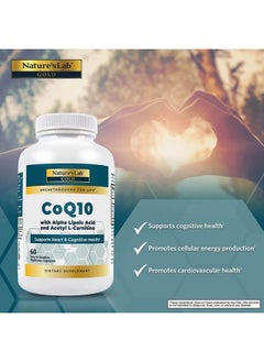 Nature's Lab Gold CoQ10 + Alpha Lipoic Acid + Acetyl L-Carnitine HCl  - Image 4
