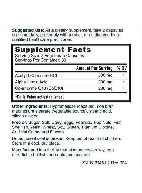 Nature's Lab  CoQ10 +    +  L- HCl