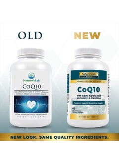 Nature's Lab Gold CoQ10 + Alpha Lipoic Acid + Acetyl L-Carnitine HCl  - Image 2
