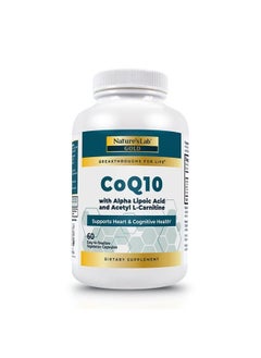 Nature's Lab Gold CoQ10 + Alpha Lipoic Acid + Acetyl L-Carnitine HCl  - Image 1