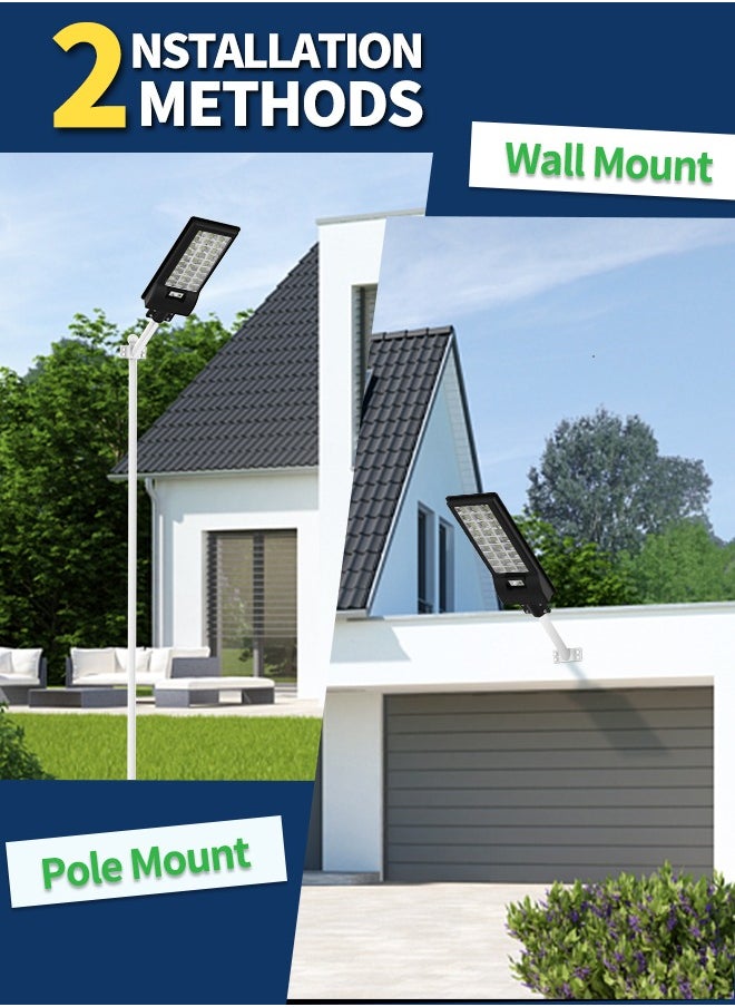 Vmax Outdoor Solar LED Street Light with Motion Sensor, IP66 Waterproof and Dustproof Rated Solar Wall Light with Remote, Floodlight for Backyard and Garage  - Image 3