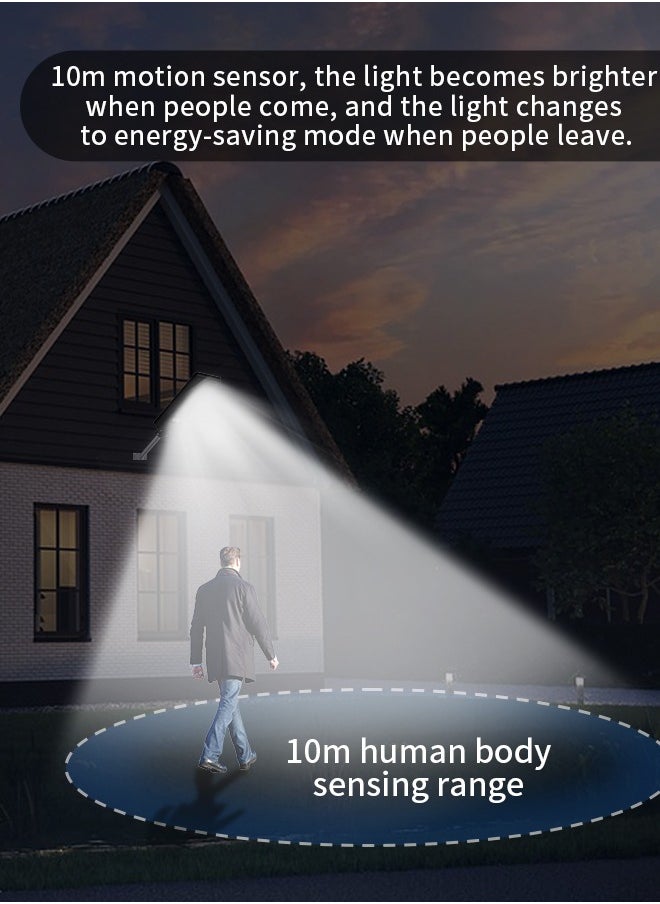 Vmax Outdoor Solar LED Street Light with Motion Sensor, IP66 Waterproof and Dustproof Rated Solar Wall Light with Remote, Floodlight for Backyard and Garage  - Image 4