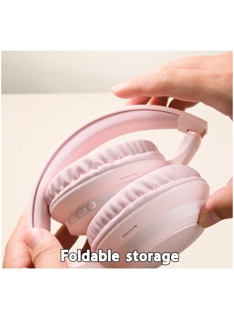 موديو WB-01 Wireless Headphones | HD Sound Quality | Long Battery Life | Bluetooth 5.3 Headset with Mic | Multi-Functional Button Control | Comfortable Over-Ear Design – Black - Image 5