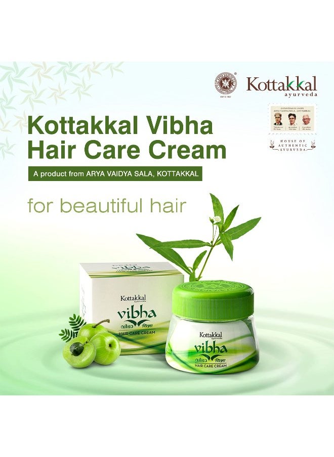 Kottakkal ayurveda Vibha Hair Care Cream 100gm For Shiny and Beautiful Hair Naturally, 100 Natural Ingredients  - Image 2
