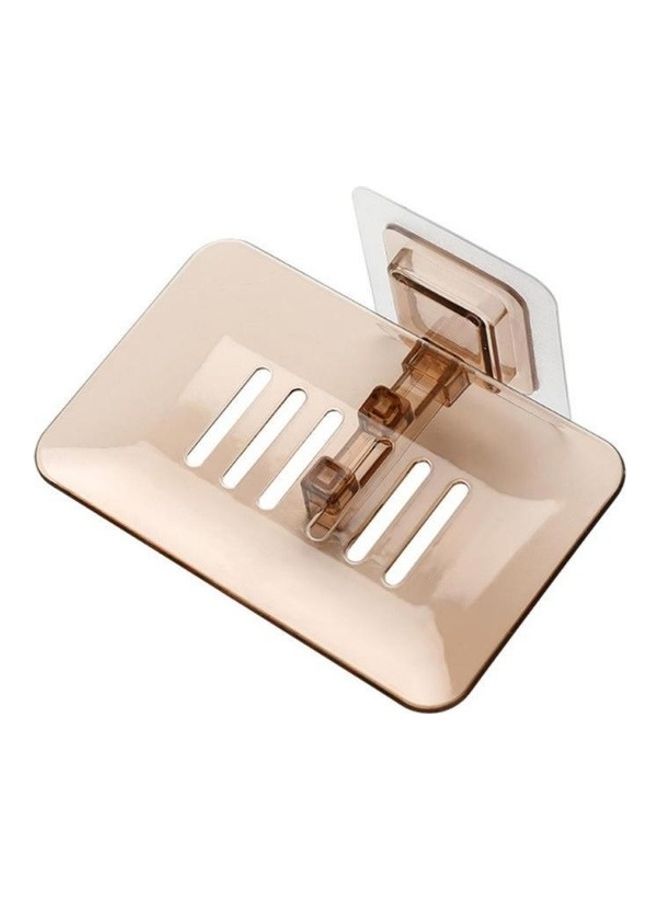 Soap Holder Transparent Brown 14cm - Image 1