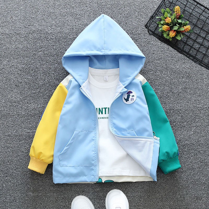 Children'S Clothing Boy'S Coat Korean Style Girl'S Top Western Style Autumn Clothing Cartoon Hooded Coat - Image 4