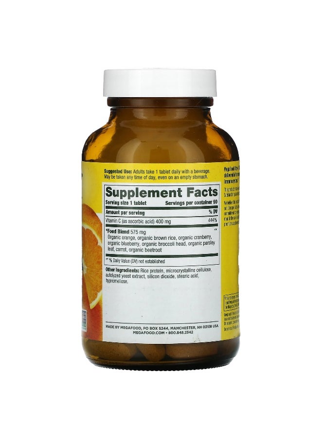 MegaFood MegaFood, Ultra C, 400 mg, 90 Tablets  - Image 2