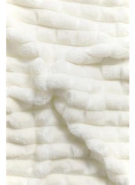 MERINOS Modern Line 3 Piece Double Blanket Set Bone  - Image 3