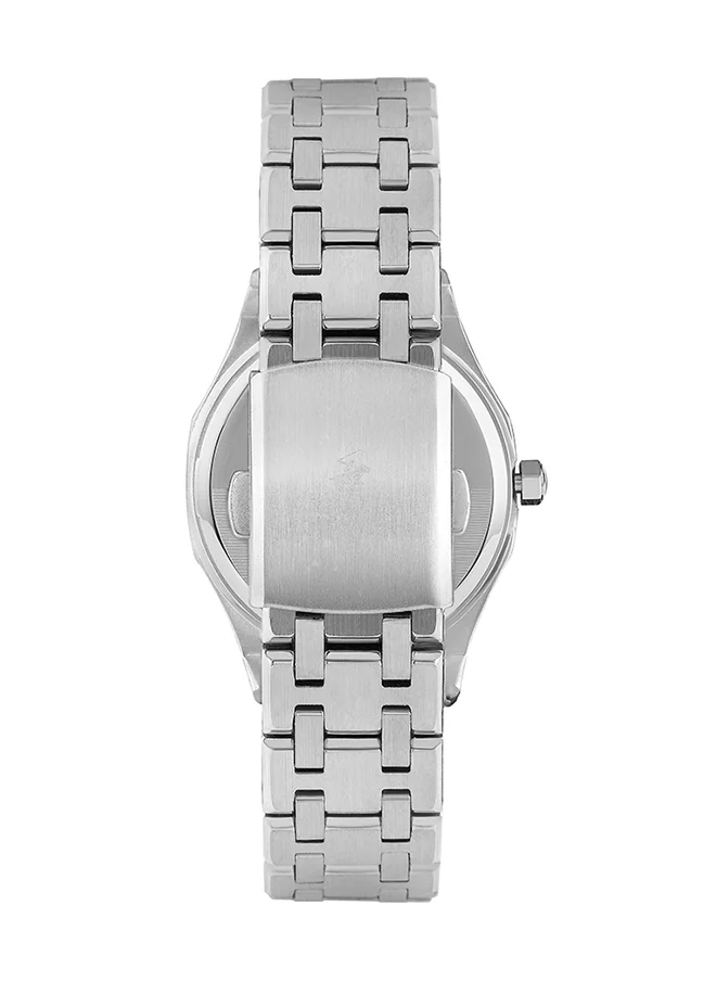 بيفرلي هيلز بولو كلوب Beverly Hills Polo Club Women's Quartz Movement Watch, Analog Display and Metal Strap - BP3161X.360, Silver