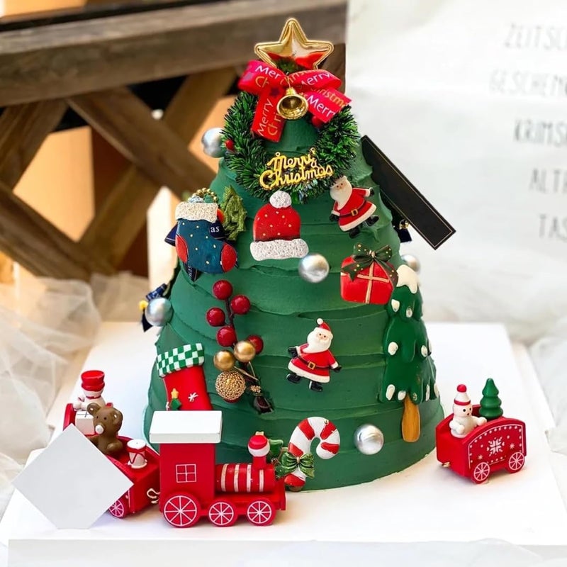 Skytail Skytail 4 Slot Christmas Fondant Mould Gift Box Sock Candy Stick Hat Shape Chocolate Candy Mold Christmas Tree Decoration Cake Decor Sugarcraft Gum Paste Cookie Dough Clay Resin Candle Wax Soap - Image 5
