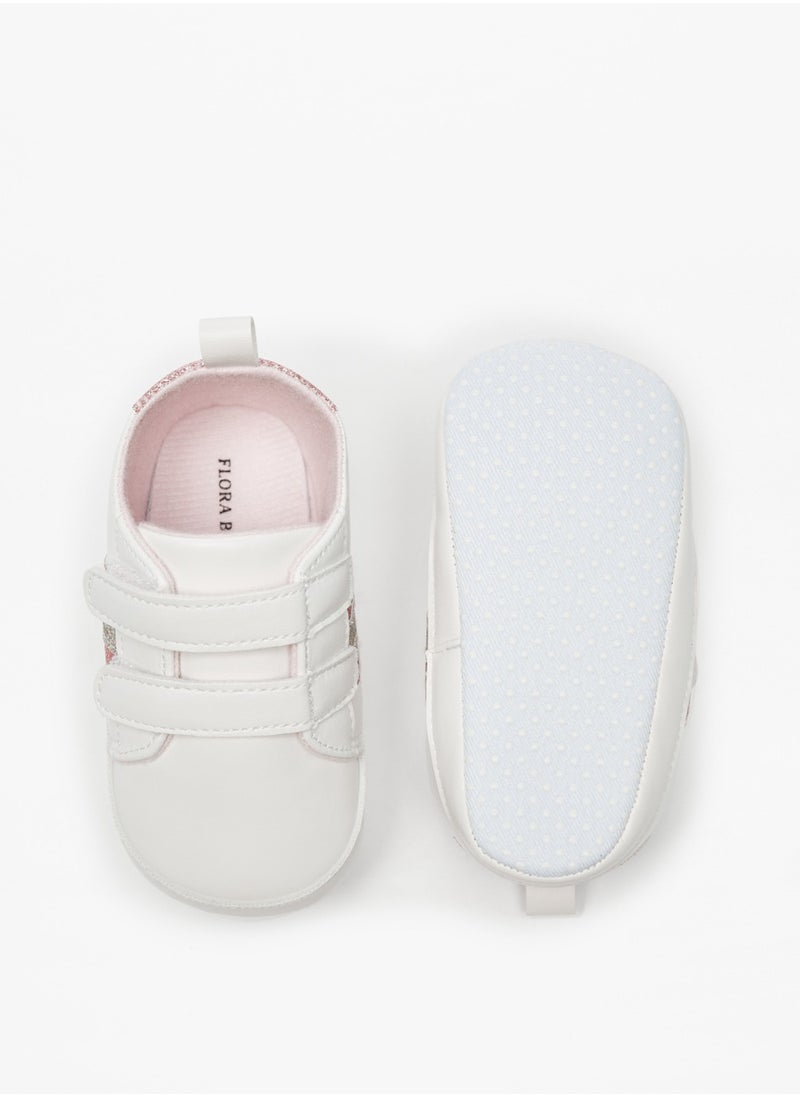 Flora Bella By Shoexpress - Girls Embellished Booties With Hook And Loop Closure By Shoexpress - Image 1