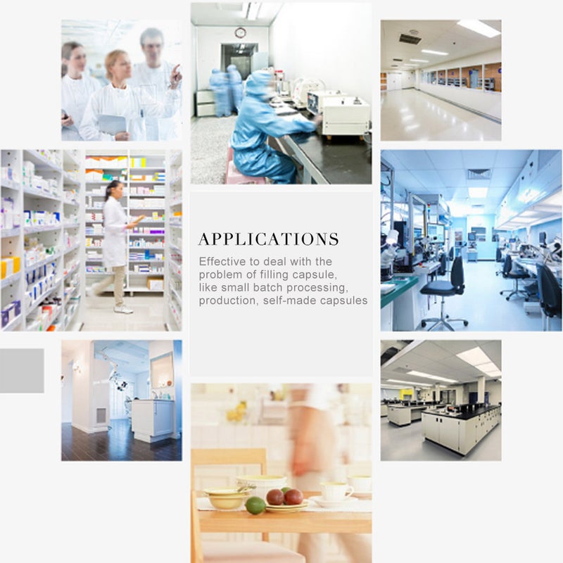 Manual Capsule Filler: High-Quality Acrylic Material - Precise Design Capsule Filling Machine for Small Batch Processing Self-Made Capsules - Image 4