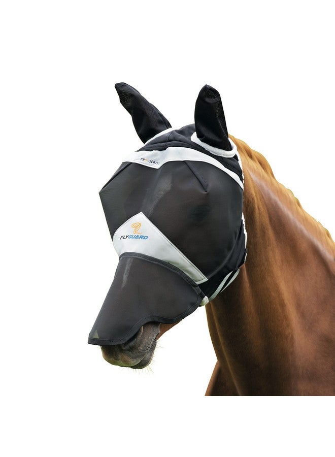 Horse Fine Mesh Fly Mask With Ears And Nose