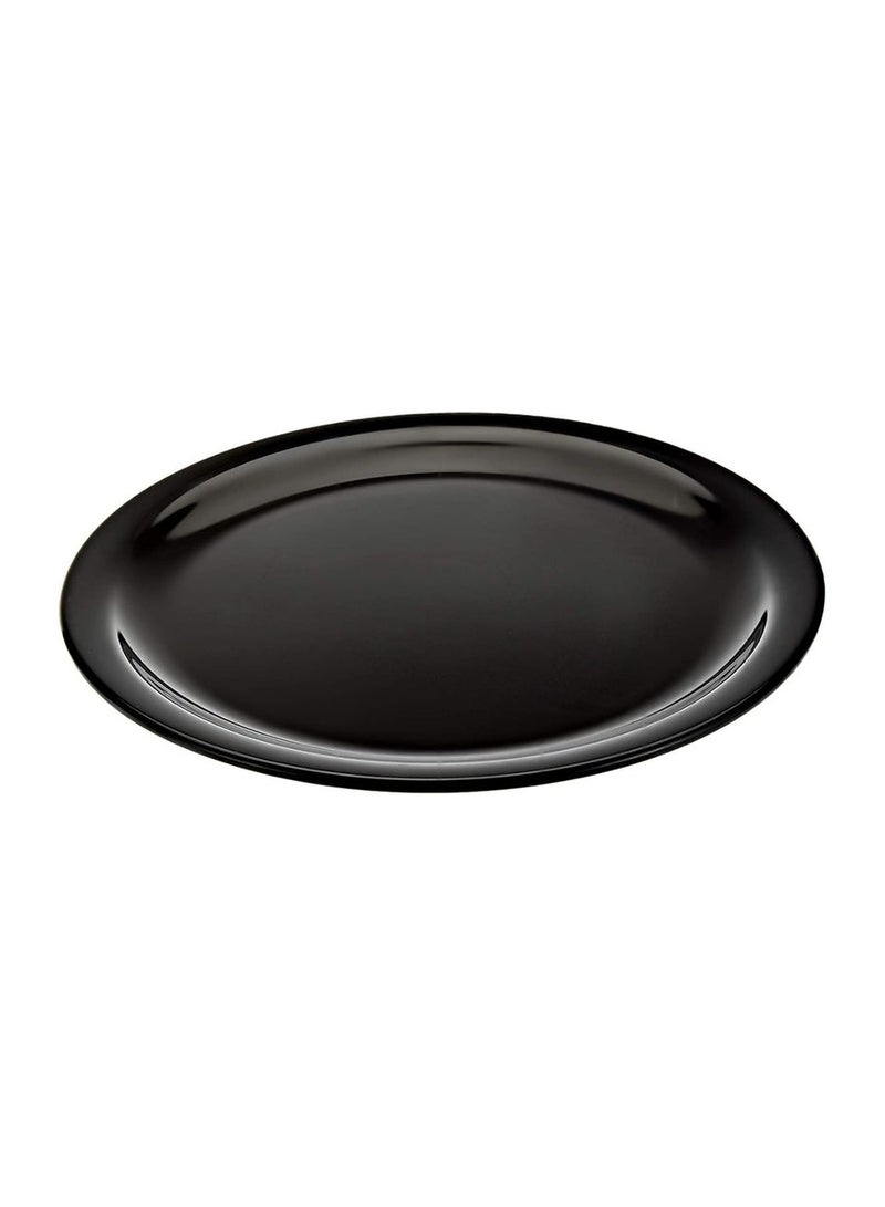 Servewell Melamine Round Dinner Plate-28CM-Black - Image 1