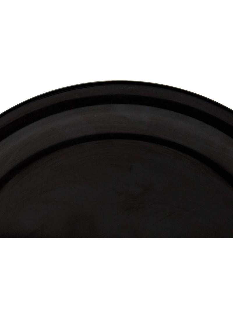 Servewell Melamine Round Dinner Plate-28CM-Black - Image 2