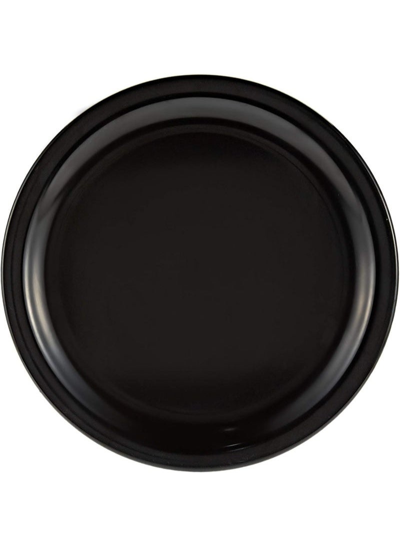Servewell Melamine Round Dinner Plate-28CM-Black - Image 4