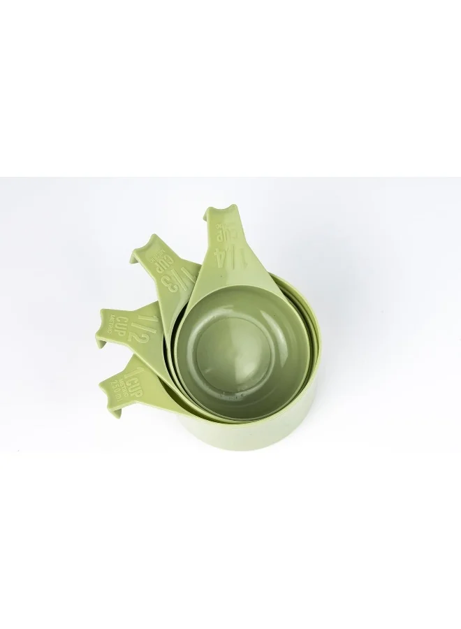 Cuisine Art 4 Pieces Self Stacking Measuring Cups Assorted Color