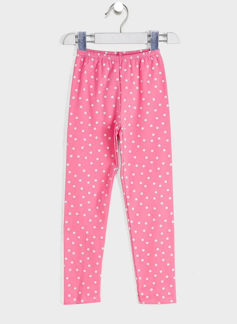 Petit Bateau Kids Flower Print Pyjama Set