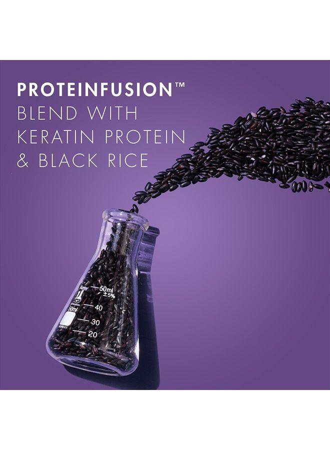 Nexxus Keraphix ProteinFusion Conditioner with Keratin Protein and Black Rice for Damaged Hair 33.8 oz - Image 3