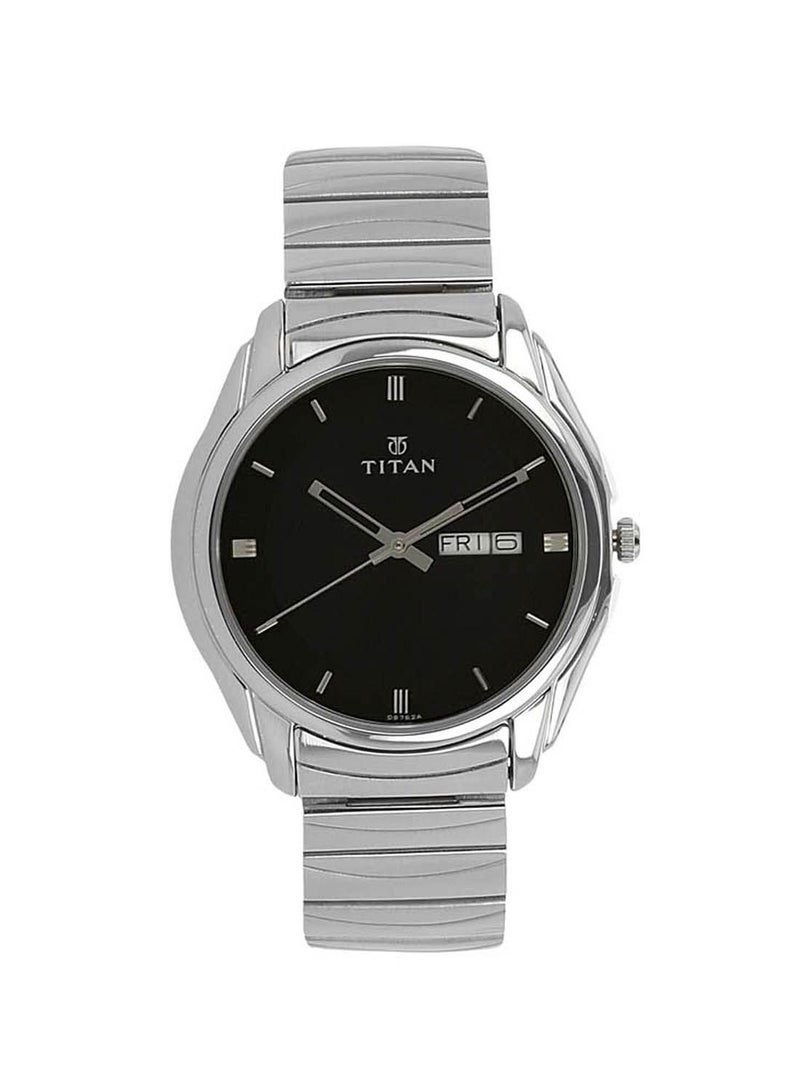 TITAN ساعة يد معدنية تناظرية 1578SM04 - Image 1