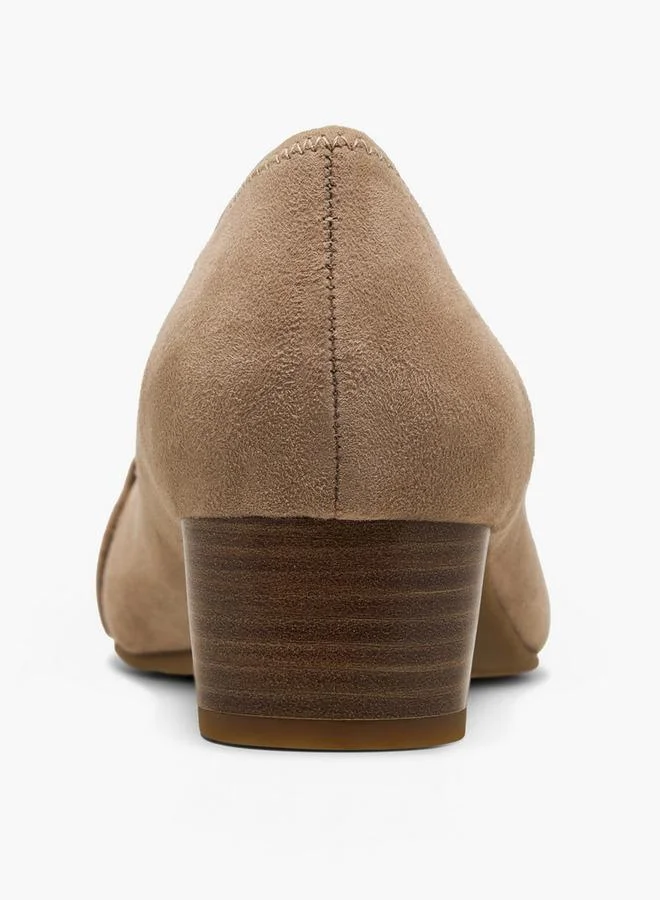 Le Confort BEIGE Women Block Heel Pumps for Women | Best Price UAE