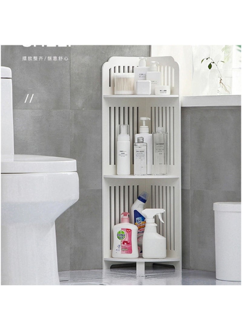 NAFEH Bathroom Corner Shelf Free From Punching Shower Self Standing Bathroom Shelf - Image 1