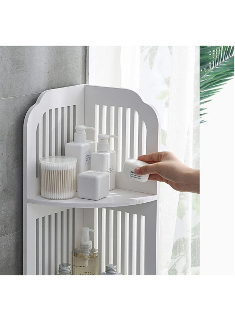 NAFEH Bathroom Corner Shelf Free From Punching Shower Self Standing Bathroom Shelf - Image 2