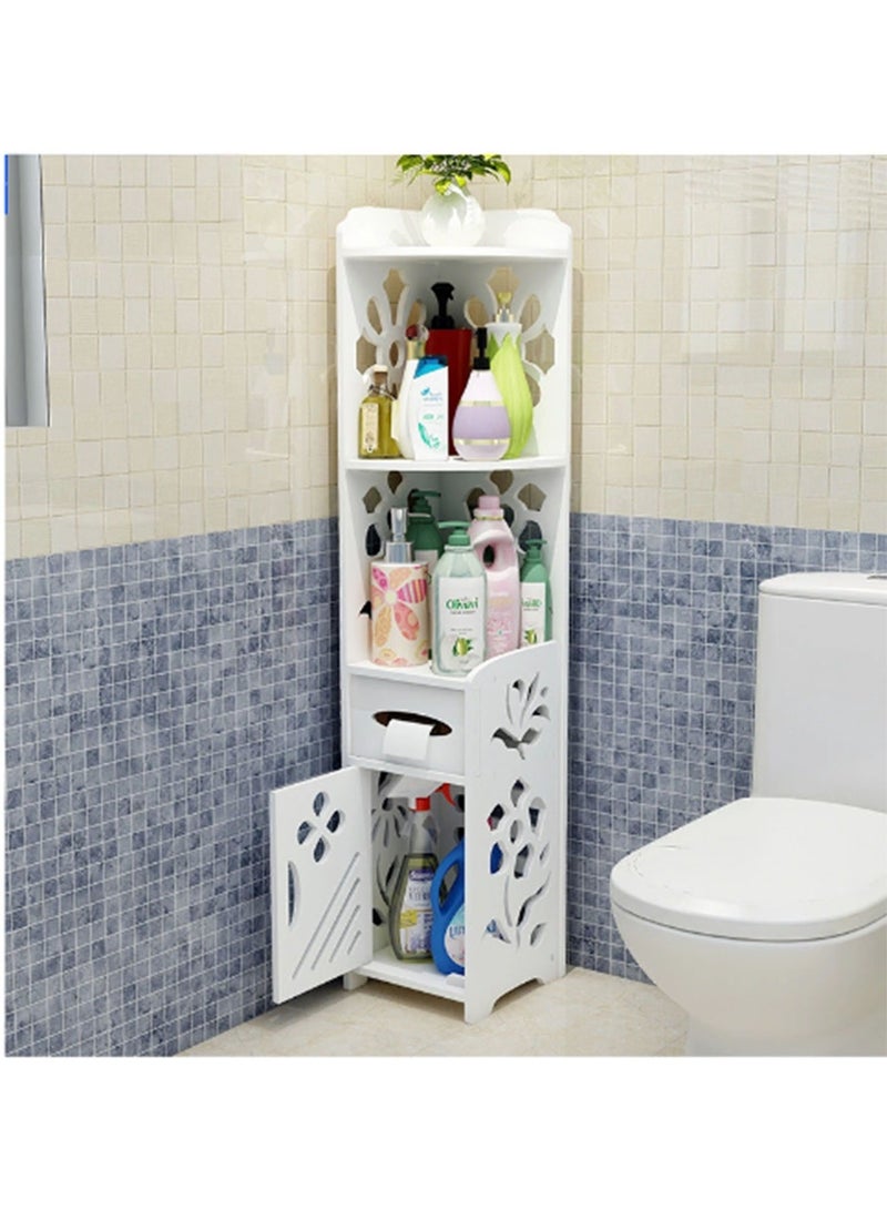 NAFEH Bathroom Corner Shelf Free From Punching Shower Self Standing Bathroom Shelf - Image 4