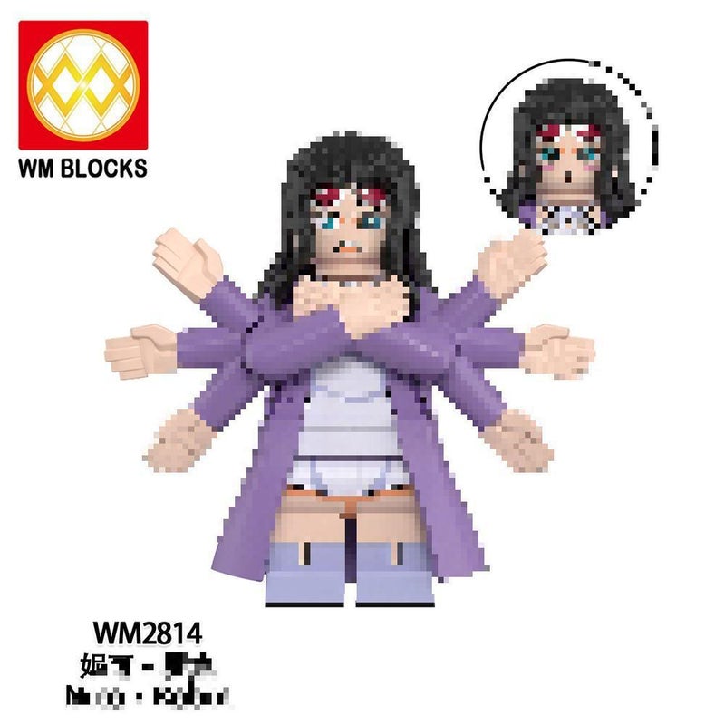 WM6195 One Piece Red Hair Uta Building Block Figure Toy