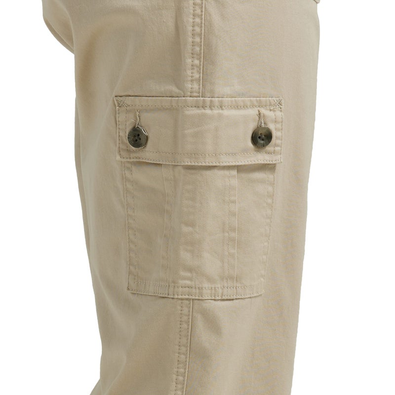 Lee Women's Ultra Lux Comfort with Flex-To-Go Cargo Capri Pant Pioneer Beige '8 - Image 4
