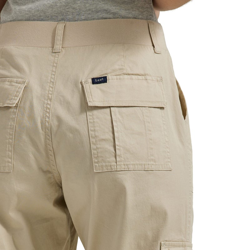 Lee Women's Ultra Lux Comfort with Flex-To-Go Cargo Capri Pant Pioneer Beige '8 - Image 3